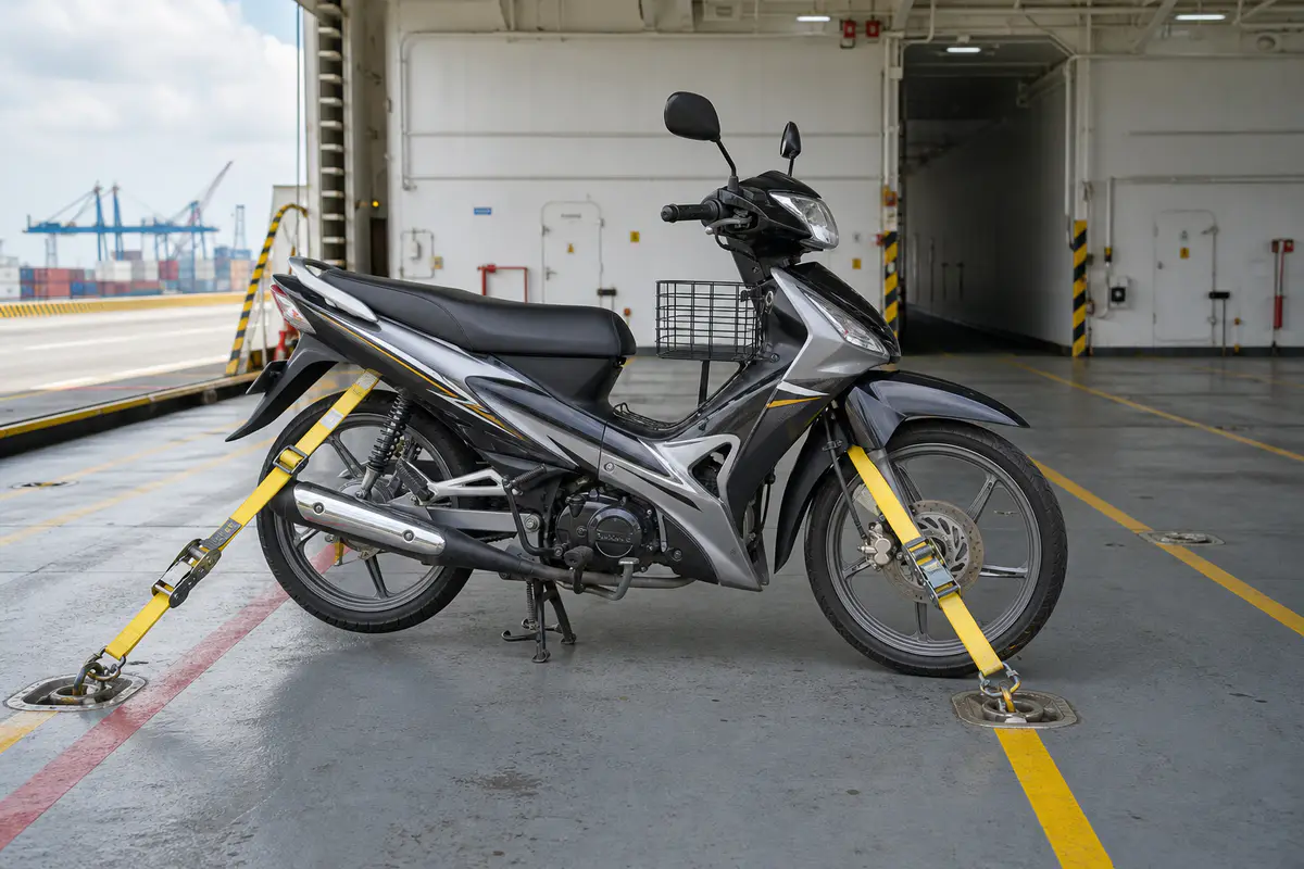 Motosikal · Kuching → Port Klang